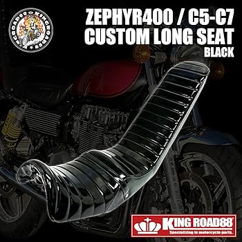 ZRX400ii ll 三段シート　黒金エナメル ZRX400ii ll 三段シート 黒金エナメル - メルカリ